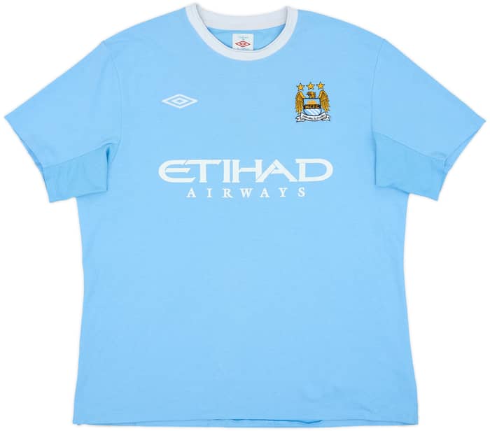 2009-10 Manchester City Home Shirt Tevez #32 - 8/10 - (XL)