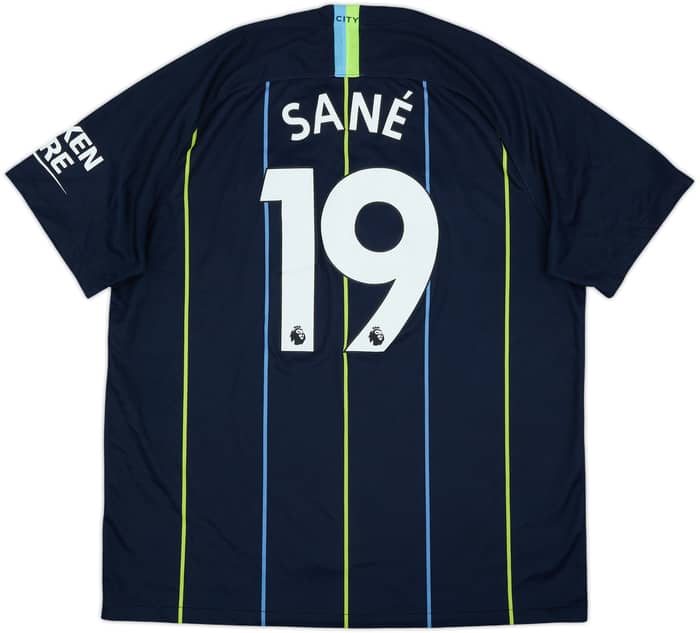 2018-19 Manchester City Away Shirt Sane #19 - 8/10 - (XL)