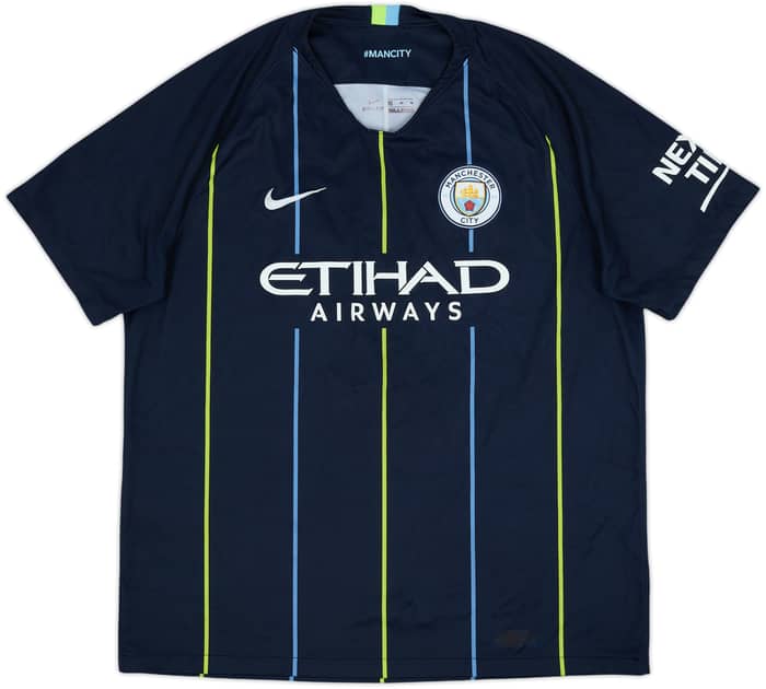 2018-19 Manchester City Away Shirt Sane #19 - 8/10 - (XL)