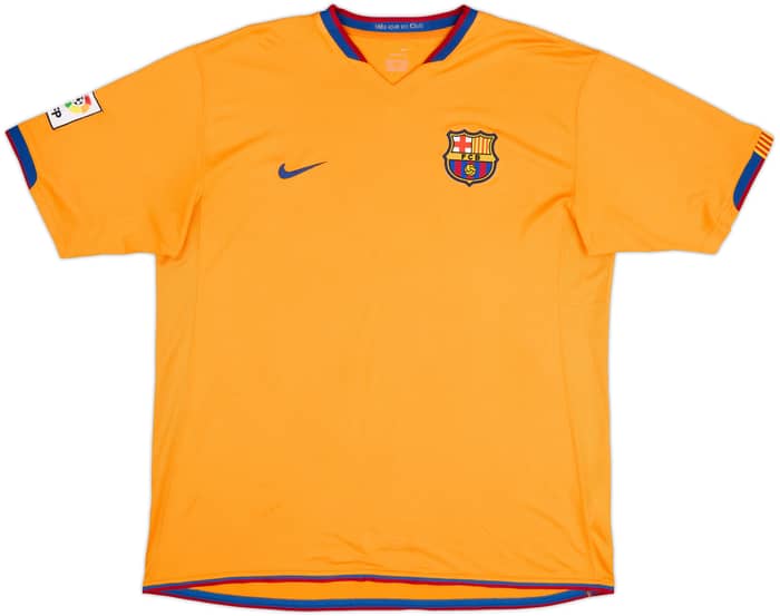 2006-08 Barcelona Away Shirt Ronaldinho #10 - 7/10 - (XL)