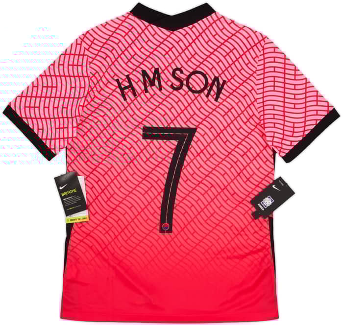 2020-21 South Korea Home Shirt H M Son #7 (M)