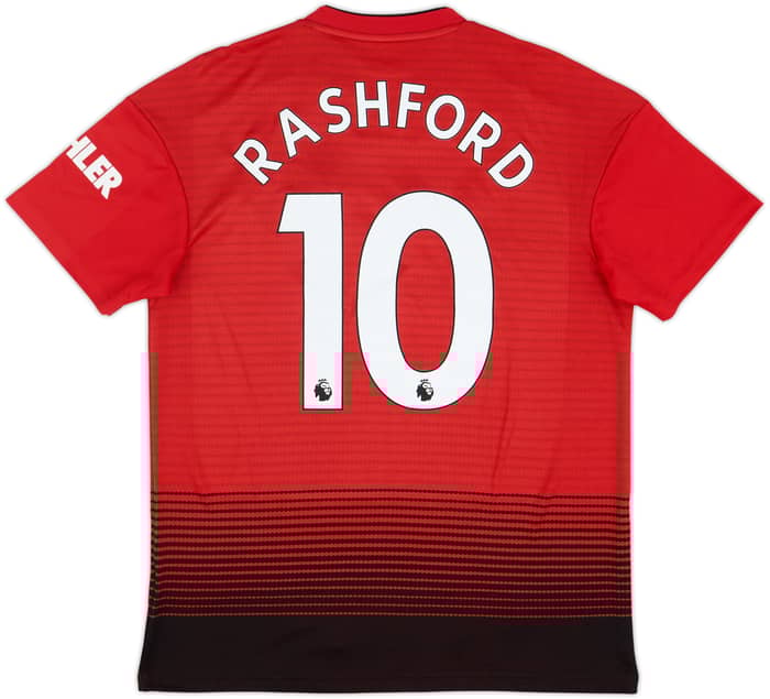 2018-19 Manchester United Home Shirt Rashford #10 (M)