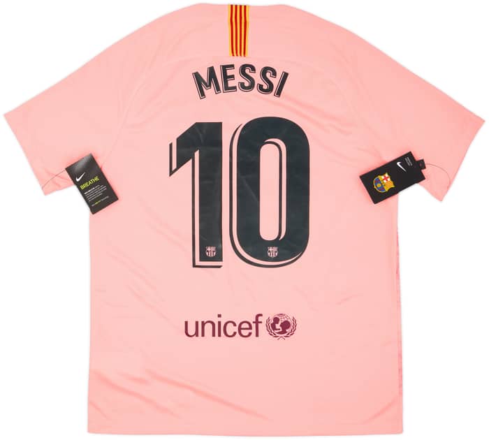 2018-19 Barcelona Third Shirt Messi #10 (L)
