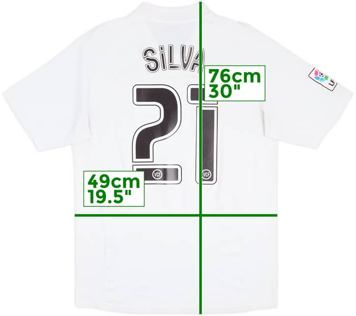 2006-07 Valencia Home Shirt Silva #21 - 5/10 - (M)