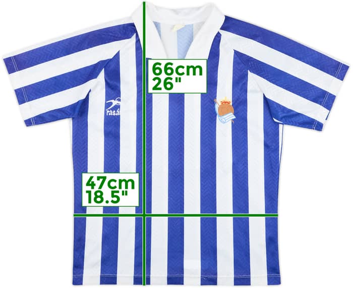 1988-90 Real Sociedad Home Shirt #11 - 6/10 - (S)