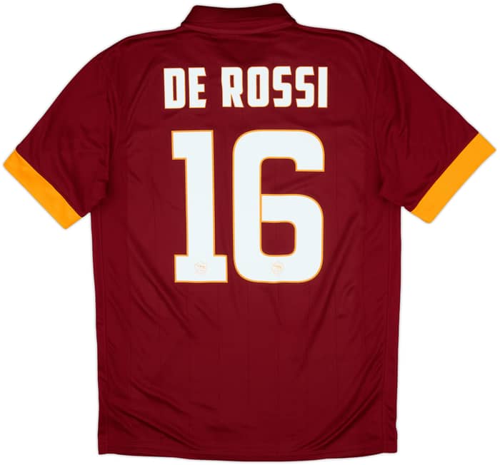 2014-15 Roma Camiseta Local De Rossi #16 - 8/10 - (M)