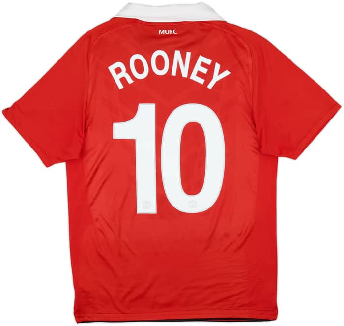 2010-11 Manchester United Home Shirt Rooney #10 - 5/10 - (S)
