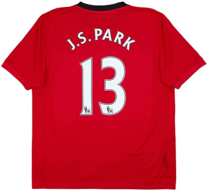 2009-10 Manchester United Home Shirt J.S.Park #13 - 8/10 - (L)