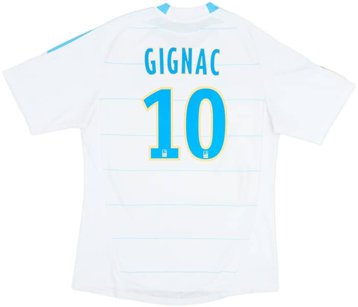 2010-11 Olympique Marseille Home Shirt Gignac #10 - 6/10 - (L)