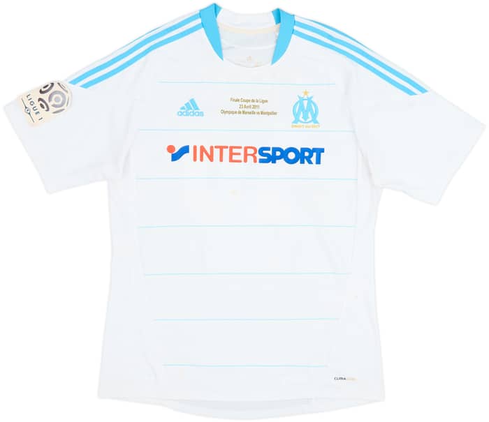 2010-11 Olympique Marseille Home Shirt Gignac #10 - 6/10 - (L)