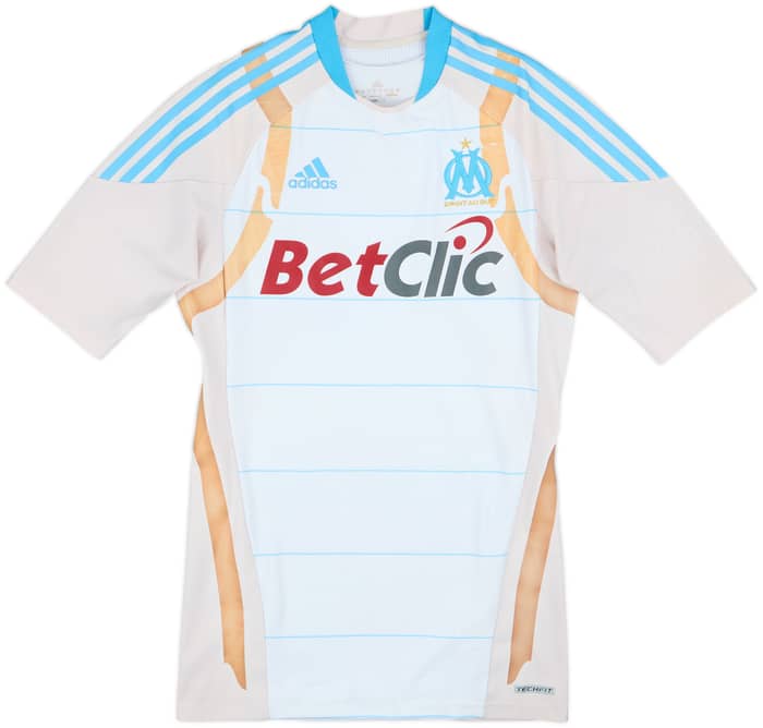 2010-11 Olympique Marseille Player Issue TechFit Home Shirt - 3/10 - (L)