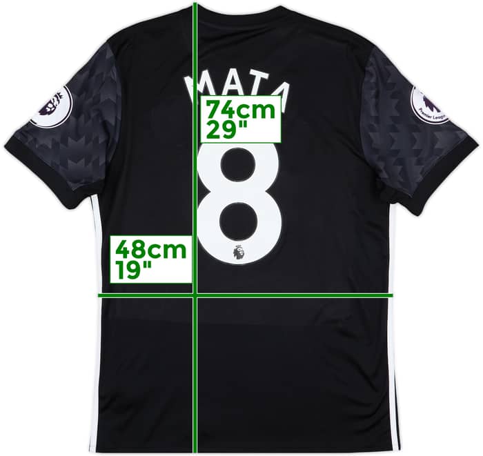 2017-18 Manchester United Away Shirt Mata #8 - 9/10 - (M)
