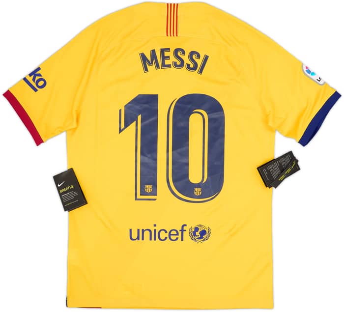 2019-20 Barcelona Visitante Camiseta Messi #10 (M