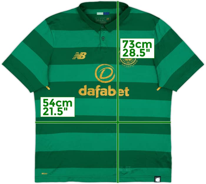 2017-18 Celtic 'Lisbon Lions 50th Anniversary' Away Shirt - 9/10 - (L)