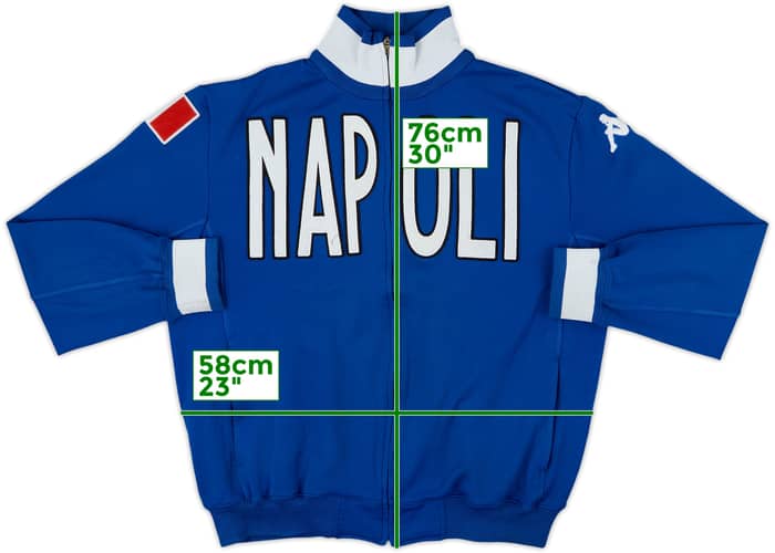 2006-07 Napoli Kappa Track Jacket - 6/10 - (XL)