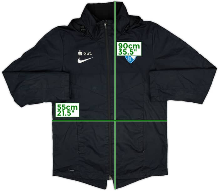 2018-19 Bochum Nike Hooded Rain Jacket - 8/10 - (L)
