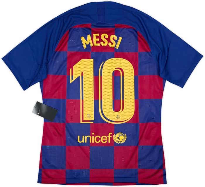 2019-20 Barcelona Authentic Home Shirt Messi #10 (L)
