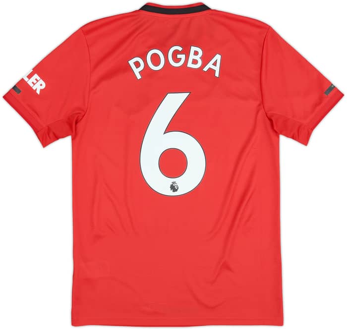 2019-20 Manchester United Home Shirt Pogba #6 - 9/10 - (S)