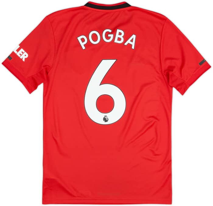 2019-20 Manchester United Home Shirt Pogba #6 - 7/10 - (S)