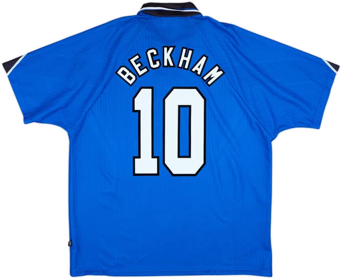 1996-98 Manchester United Third Shirt Beckham #10 - 8/10 - (XL)