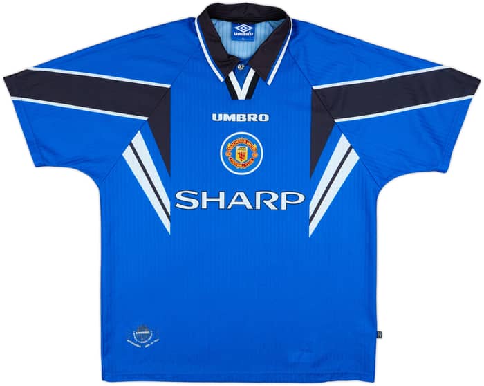 1996-98 Manchester United Third Shirt Beckham #10 - 8/10 - (XL)