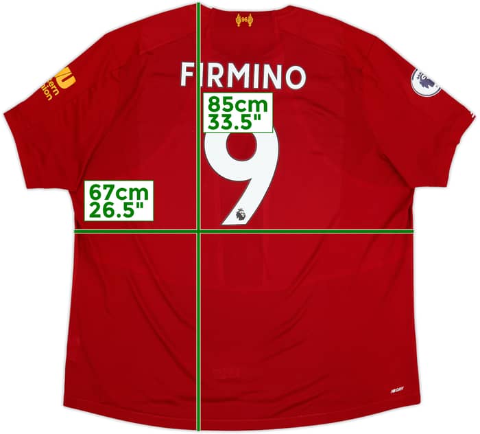 2019-20 Liverpool Home Shirt Firmino #9 - 6/10 - (3XL)