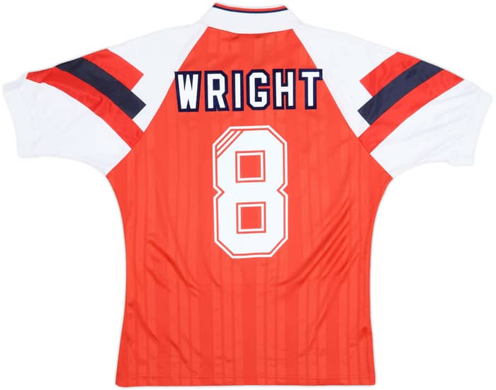 1992-94 Arsenal Home Shirt Wright #8 - 8/10 - (M)