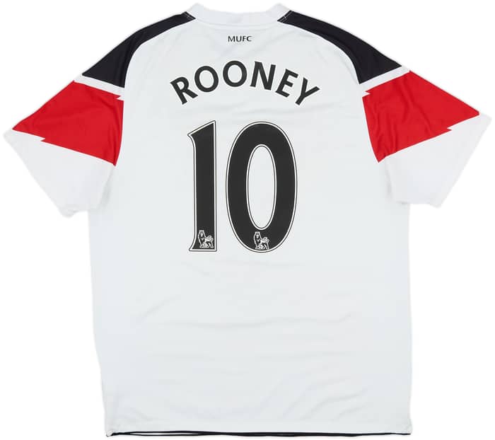 Camiseta de visitante del Manchester United 2010-12 Rooney #10 - 6/10 - (L)