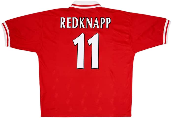 1996-98 Liverpool Home Shirt Redknapp #11 - 8/10 - (XXL)