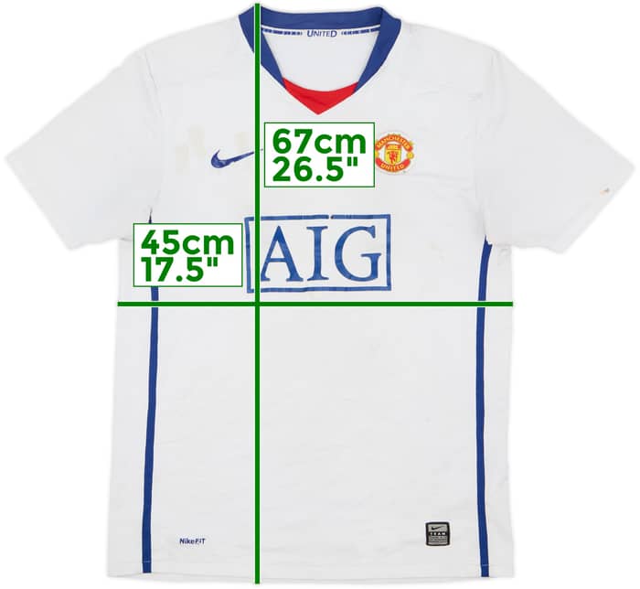 2008-10 Manchester United Away Shirt - 4/10 - (XL.Boys)