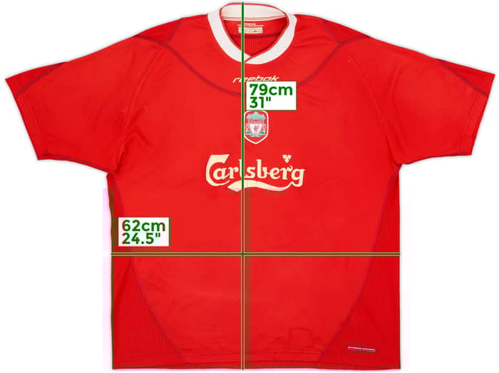 2002-04 Liverpool Home Shirt - 4/10 - (XL)