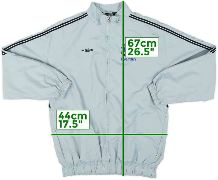 2005-06 Everton Umbro Track Jacket - 5/10 - (L.Boys)