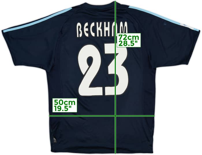 2003-04 Real Madrid Away Shirt Beckham #23 - 4/10 - (M)