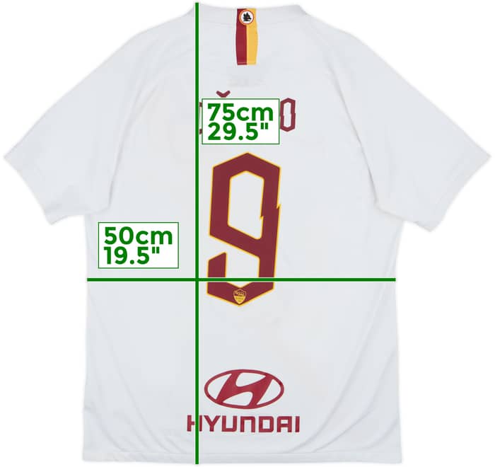 2019-20 Roma Away Shirt Dzeko #9 - 7/10 - (L)