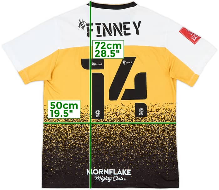 2020-21 Crewe Alexandra Away Shirt Finney #14 - 8/10 - (S)