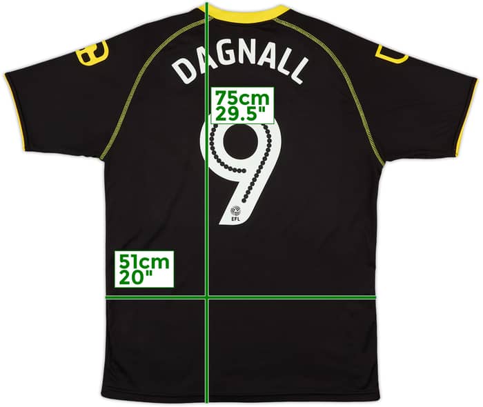 2016-17 Crewe Alexandra Away Shirt Dagnall #9 - 7/10 - (M)