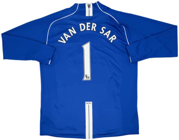 Camiseta de portero del Manchester United 2007-08 Van Der Sar #1 - 8/10 - (L)