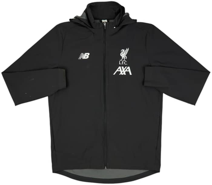 2019-20 Liverpool New Balance Hooded Rain Jacket - 7/10 - (L)