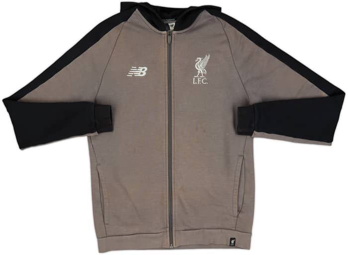 2018-19 Liverpool New Balance Hooded Track Jacket - 5/10 - (S)