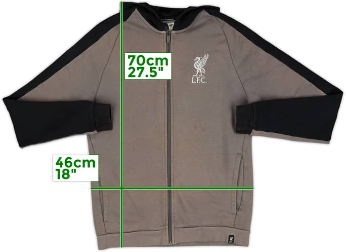 2018-19 Liverpool New Balance Hooded Track Jacket - 5/10 - (S)