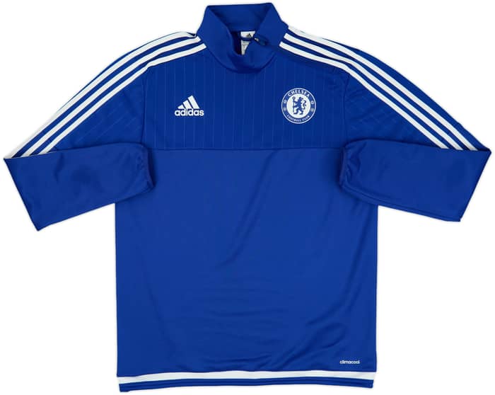 2015-16 Chelsea adidas 1/4 Zip Drill Top - 10/10 - (M)