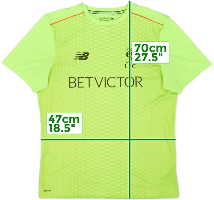 2016-17 Liverpool New Balance Training Shirt - 7/10 - (M)