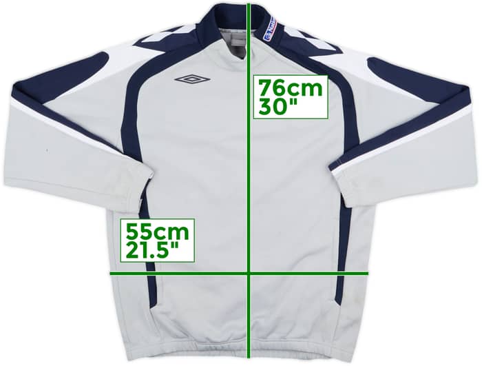 2007-09 Northern Ireland Umbro 1/4 Zip Sweat Top - 8/10 - (L)