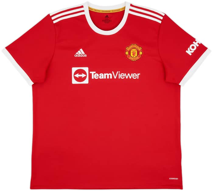 2021-22 Manchester United Home Shirt Ronaldo #7 - 8/10 - (XXL)