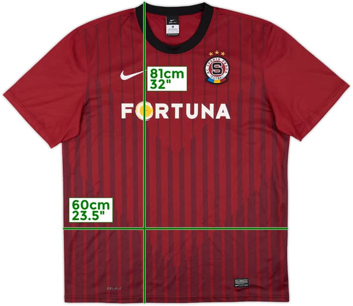 2011-12 Sparta Prague Home Shirt - 6/10 - (XL)
