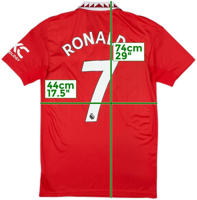 Camiseta de local del Manchester United 2022-23 Ronaldo #7 - 6/10 - (XS)