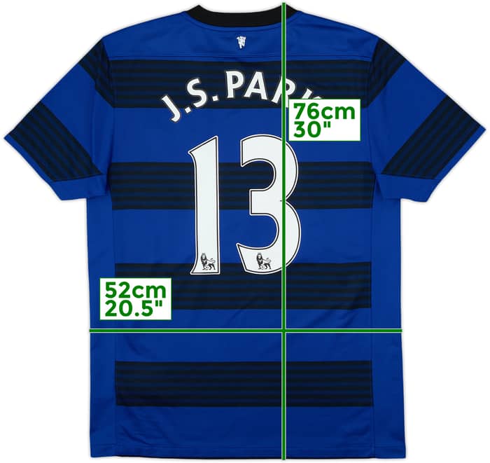 2011-13 Manchester United Away Shirt J.S.Park #13 - 8/10 - (M)