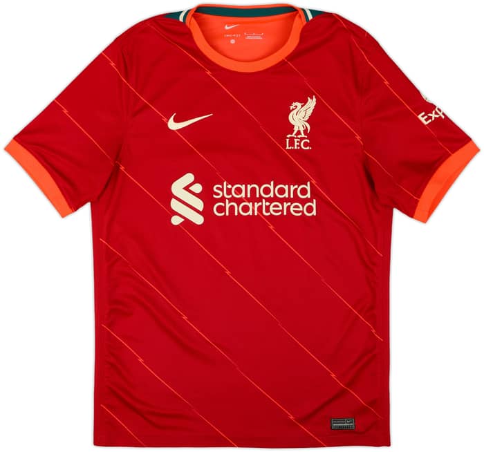 2021-22 Liverpool Home Shirt Henderson #'14 - 7/10 - (M)