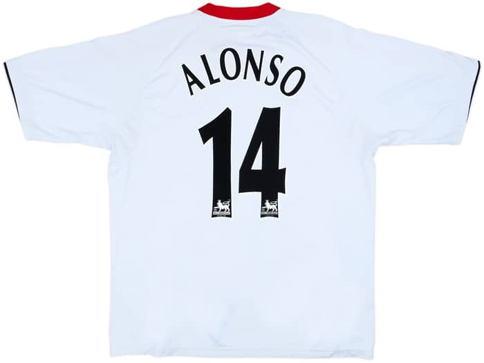 2005-06 Liverpool Away Shirt Alonso #14 - 7/10 - (XL)