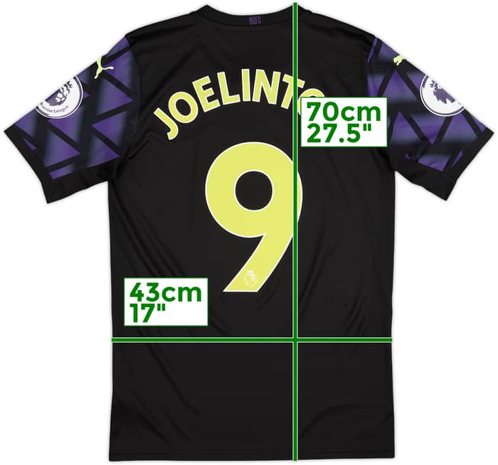 2020-21 Newcastle Third Shirt Joelinton #9 - 9/10 - (S)